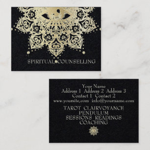Carte De Visite Conseil spirituel, Tarot, Psychique