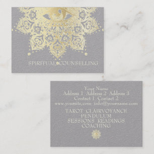 Carte De Visite Conseil Spirituel, Tarot, Psychique Business Ca