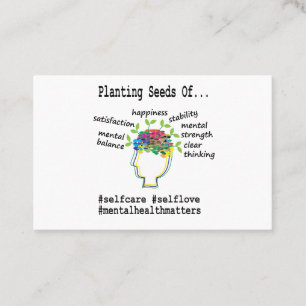 Carte De Visite Conseiller de santé mentale