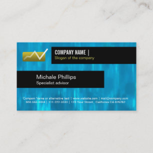 CARTE DE VISITE CONSEILLER EN BOURSE VALEURS INVESTISSEMENT