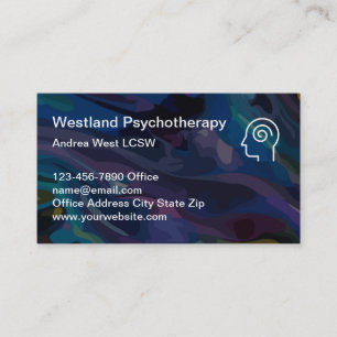Carte De Visite Conseiller En Santé Mentale De La Psychiatrie