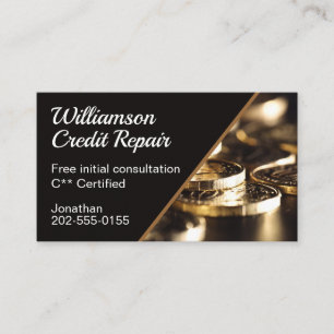 Carte De Visite Conseiller financier en réparation de crédit