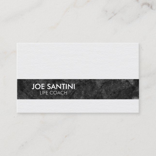 Carte De Visite Conseiller personnel du mentor de l'entraîneur de  (Devant)