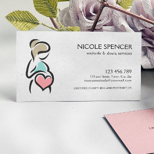 Carte De Visite Conseillère en lactation de l'entraîneur de naissa