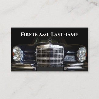 Carte De Visite Conservateur historique de voitures Oldtimer Merce