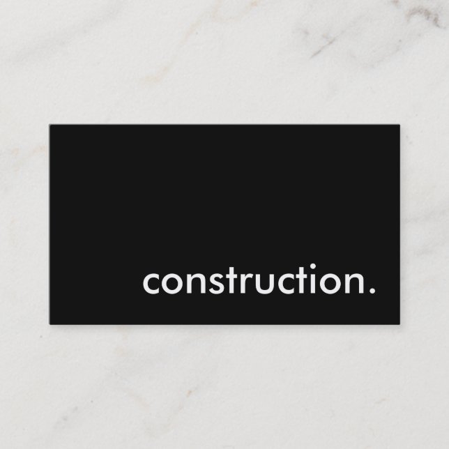 Carte De Visite construction. (Devant)