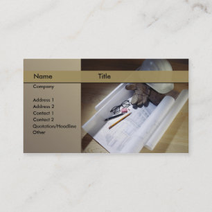 Carte De Visite construction/architecte