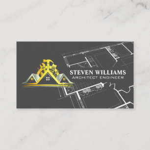 Carte De Visite Construction de l'entrepreneur général   Plan dire