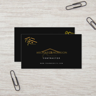 Carte De Visite Construction de maison minimaliste Luxe Entreprise