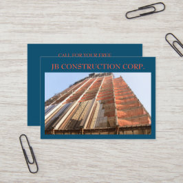 Carte De Visite Construction du bâtiment remodel de l'architecte d