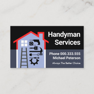 Carte De Visite Construction d'un cadre domestique - Service Handy