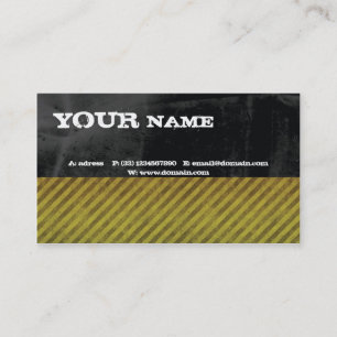 Carte De Visite Construction grunge