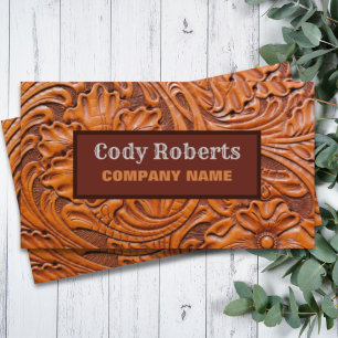 Carte De Visite Construction Handyman Cowboy Pays Ouest