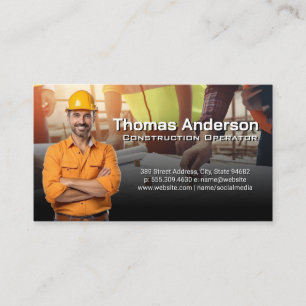 Carte De Visite Construction   Les ingénieurs à la recherche de pl