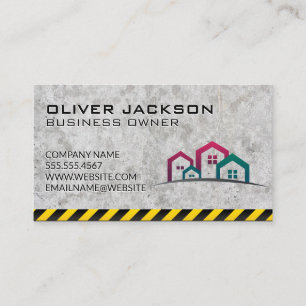 Carte De Visite Construction   Maisons immobilières
