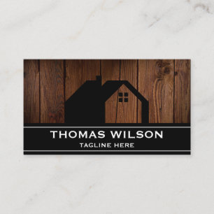 Carte De Visite Construction moderne Handman Carpenter Outils Bois