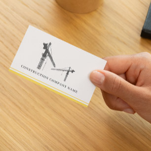 Carte De Visite Construction moderne minimaliste