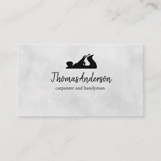 Carte De Visite Construction professionnelle et menuiserie (Devant)