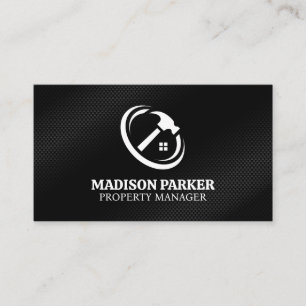Carte De Visite Construction résidentielle   Logo du marteau