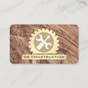 Carte De Visite Construction / Scie Wrench Wrench