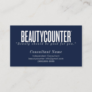 Carte de visite consultant Beautycounter