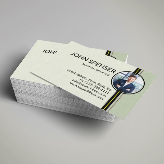 Carte De Visite Consultant commercial Conseiller financier Realtor (Perfect for business)