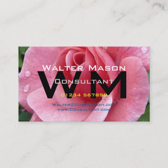 Carte De Visite Consultant Créez votre propre (Devant)