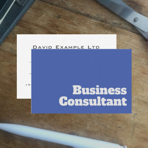 Carte De Visite Consultant d'entreprise