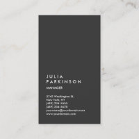 Consultant du gestionnaire de tendance gris foncé