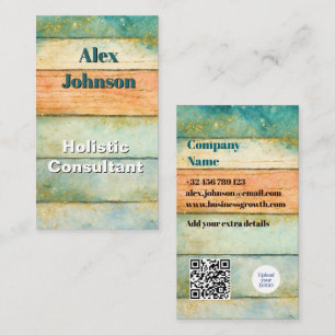 Carte De Visite Consultant en bien-être holistique Naturopathes Sp