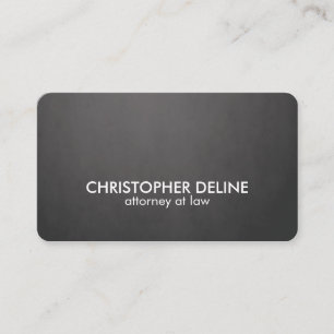 Carte De Visite Consultant en matière audacieux élégant simple de