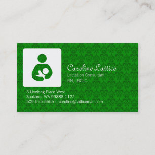 Carte De Visite Consultant en matière de lactation
