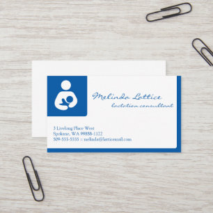 Carte De Visite Consultant en matière de lactation