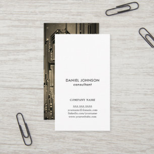 Carte De Visite Consultant en matière élégant professionnel de