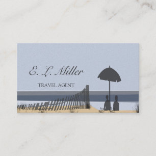 Carte De Visite Consultant en matière tropical de voyage de