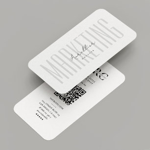 Carte De Visite Consultant en réseau professionnel marketing
