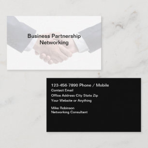 Carte De Visite Consultant en réseautage commercial professionnel