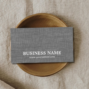 Carte De Visite Consultant gris texture élégant professionnel
