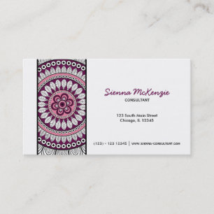 Carte De Visite Consultant Henna Mehndi