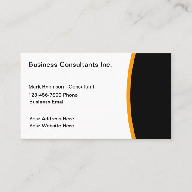 Carte De Visite Consultant professionnel (Devant)
