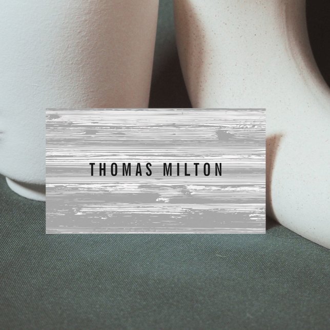 Carte De Visite Consultant professionnel sur les lignes de gris si (Créateur téléchargé)