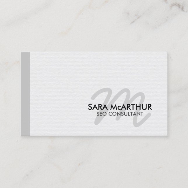 Carte De Visite Consultant SEO Internet (Devant)