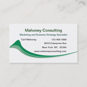 Carte De Visite Consultation moderne de vente d'affaires