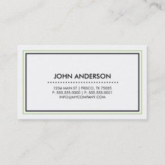 Carte de visite contemporain