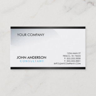 Carte de visite contemporain