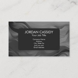 Carte De Visite Contemporary Black And White Your Logo Simple
