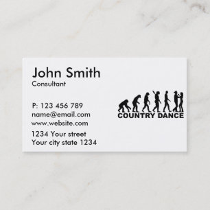 Carte De Visite Contredanse d'évolution