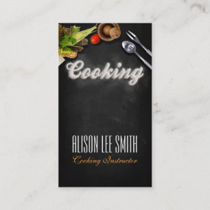 Carte De Visite Cooking Instructeur/Chef