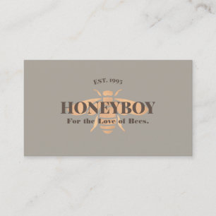 Carte De Visite Cool apiculteur miel abeille logo affaires