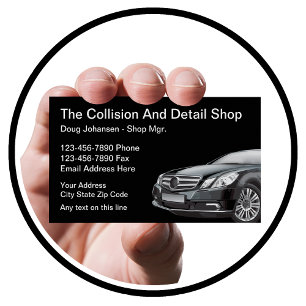Carte De Visite Cool Automotive Collision Auto Body